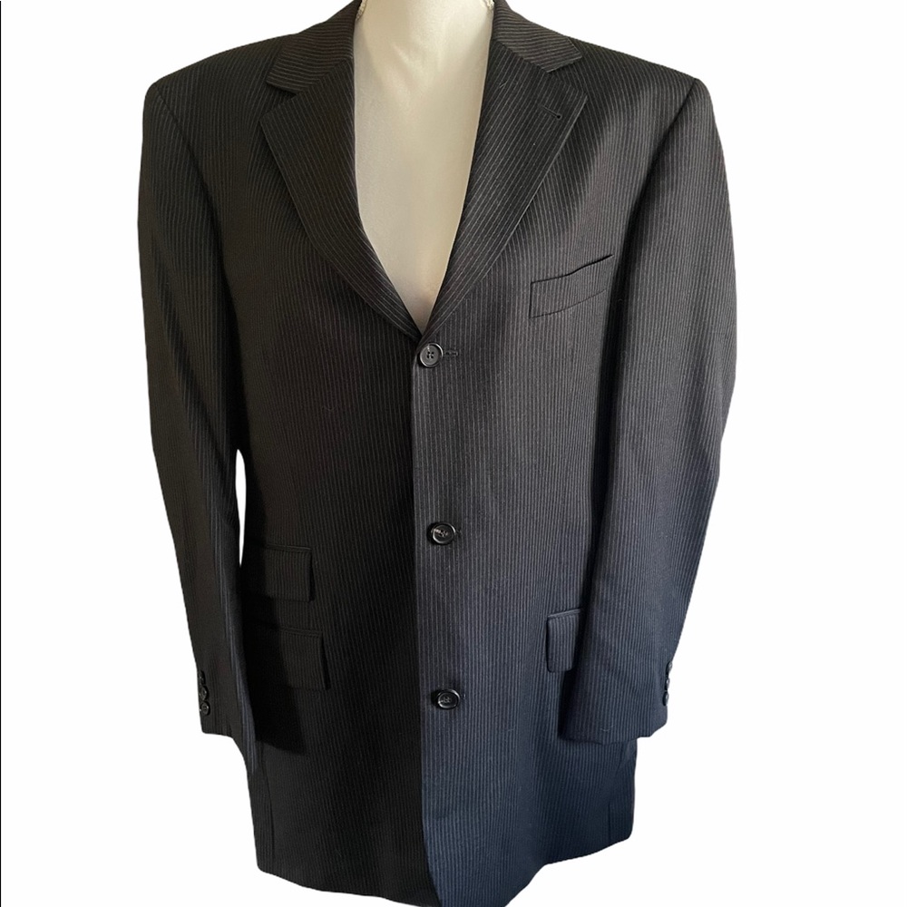 Vintage Hugo Boss 100% wool pinstripe blazer EUC